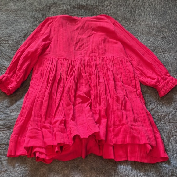Free People coral dress size S - Picture 3 of 4